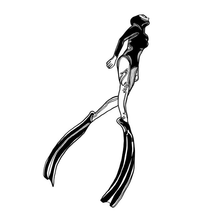 Freediver - Tauch T-Shirt